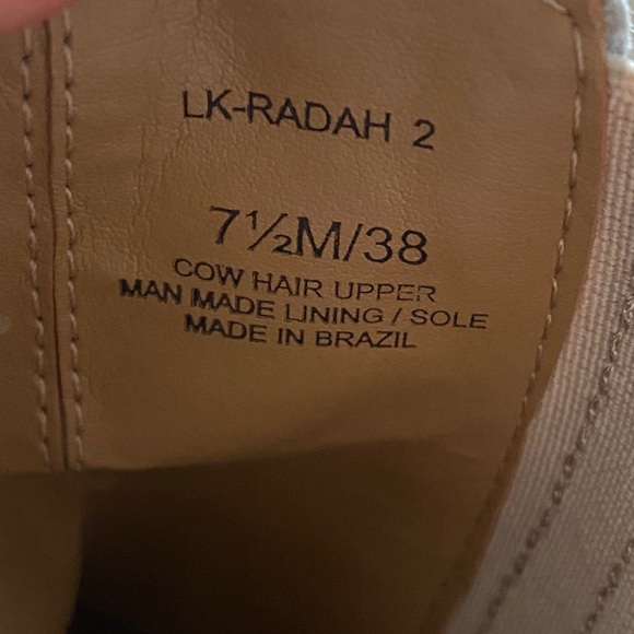 Lucky Brand | Radah Cowhair Western Ankle Boot - Picture 4 of 10